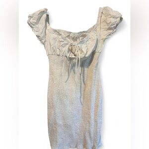 Elegant White Mini Dress